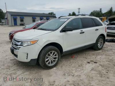 2013 Ford EDGE SE, белый — VIN 2FMDK3GC9DBB81760, Copart