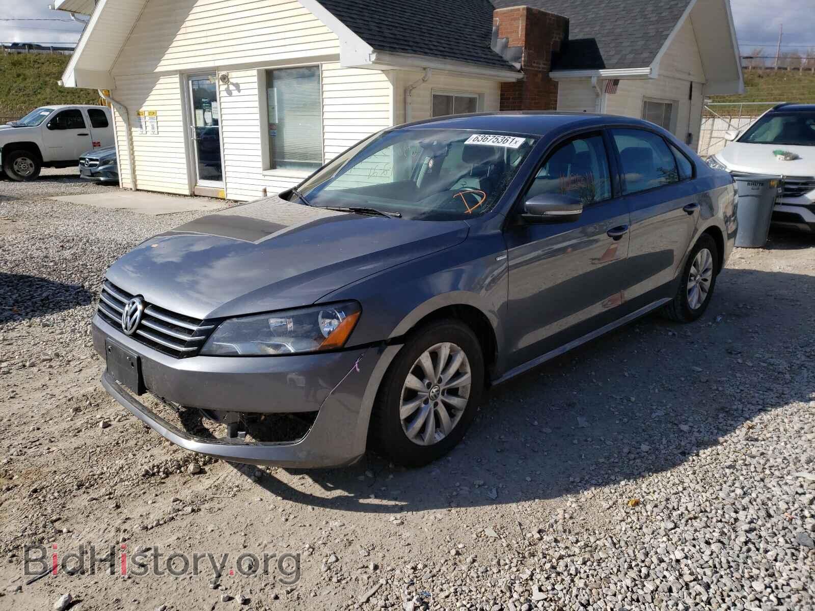 2014 VOLKSWAGEN PASSAT - VIN: 1VWAT7A39EC093696 - Фото 2