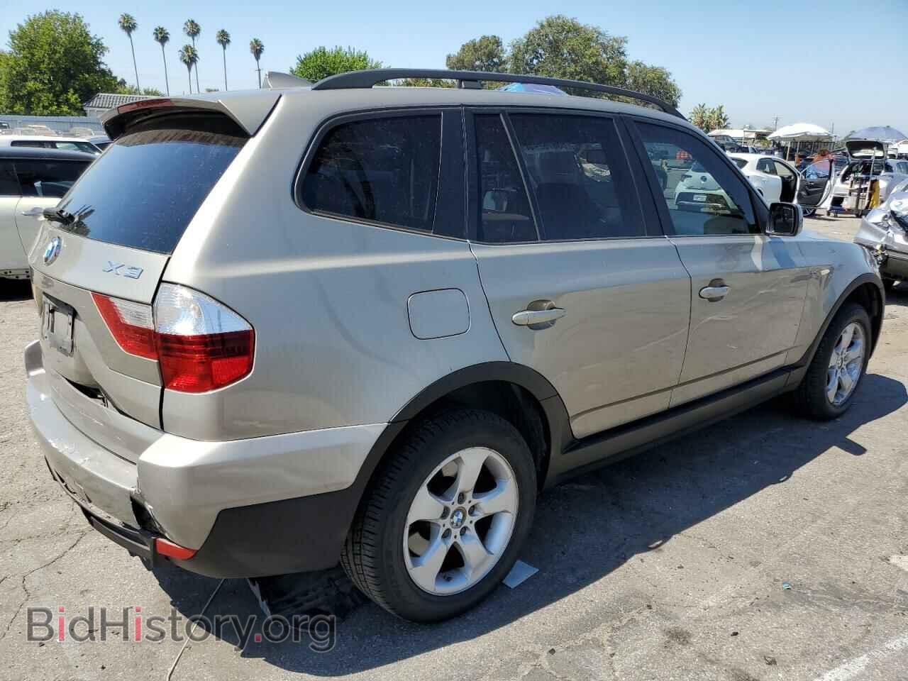 2007 BMW X3 - VIN: WBXPC934X7WF09521 - Фото 3