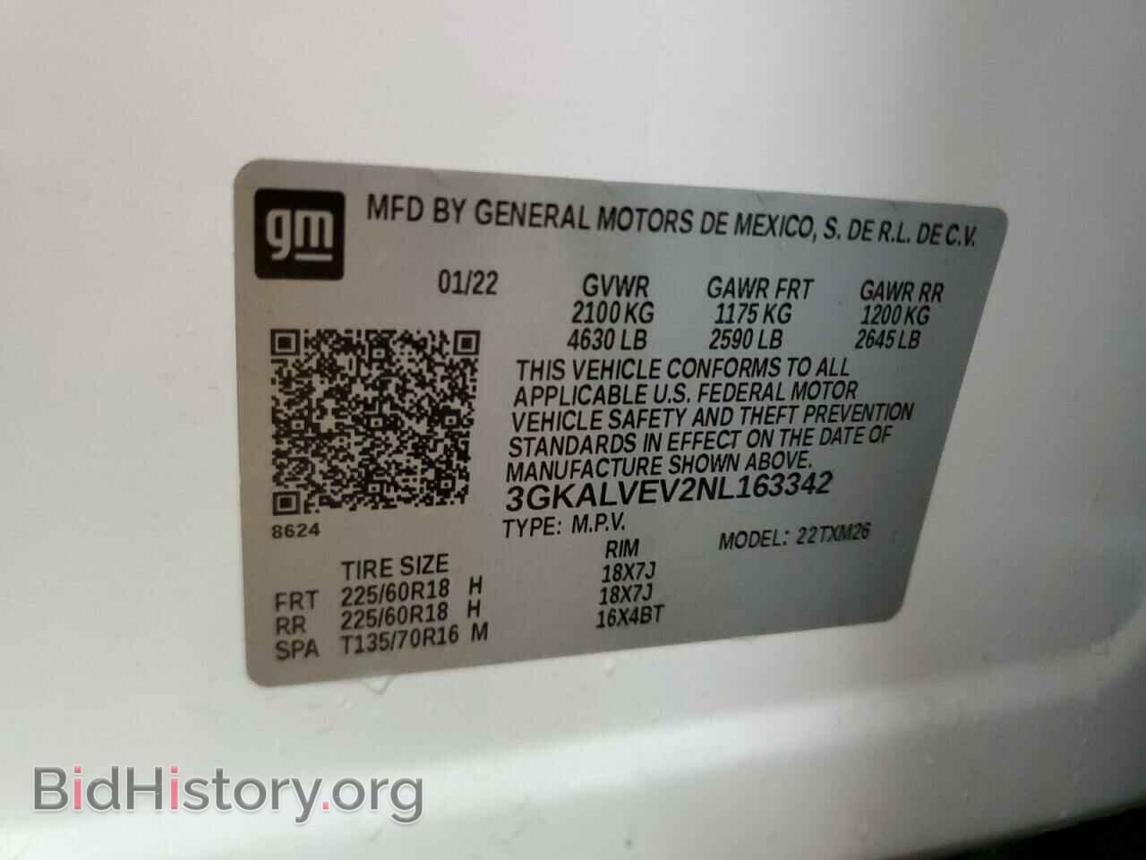 2022 GMC TERRAIN - VIN: 3GKALVEV2NL163342 - Photo 13
