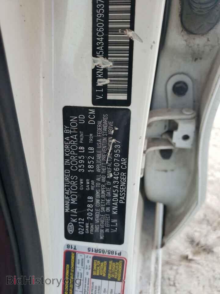 2012 KIA RIO - VIN: KNADM5A34C6079537 - Фото 12