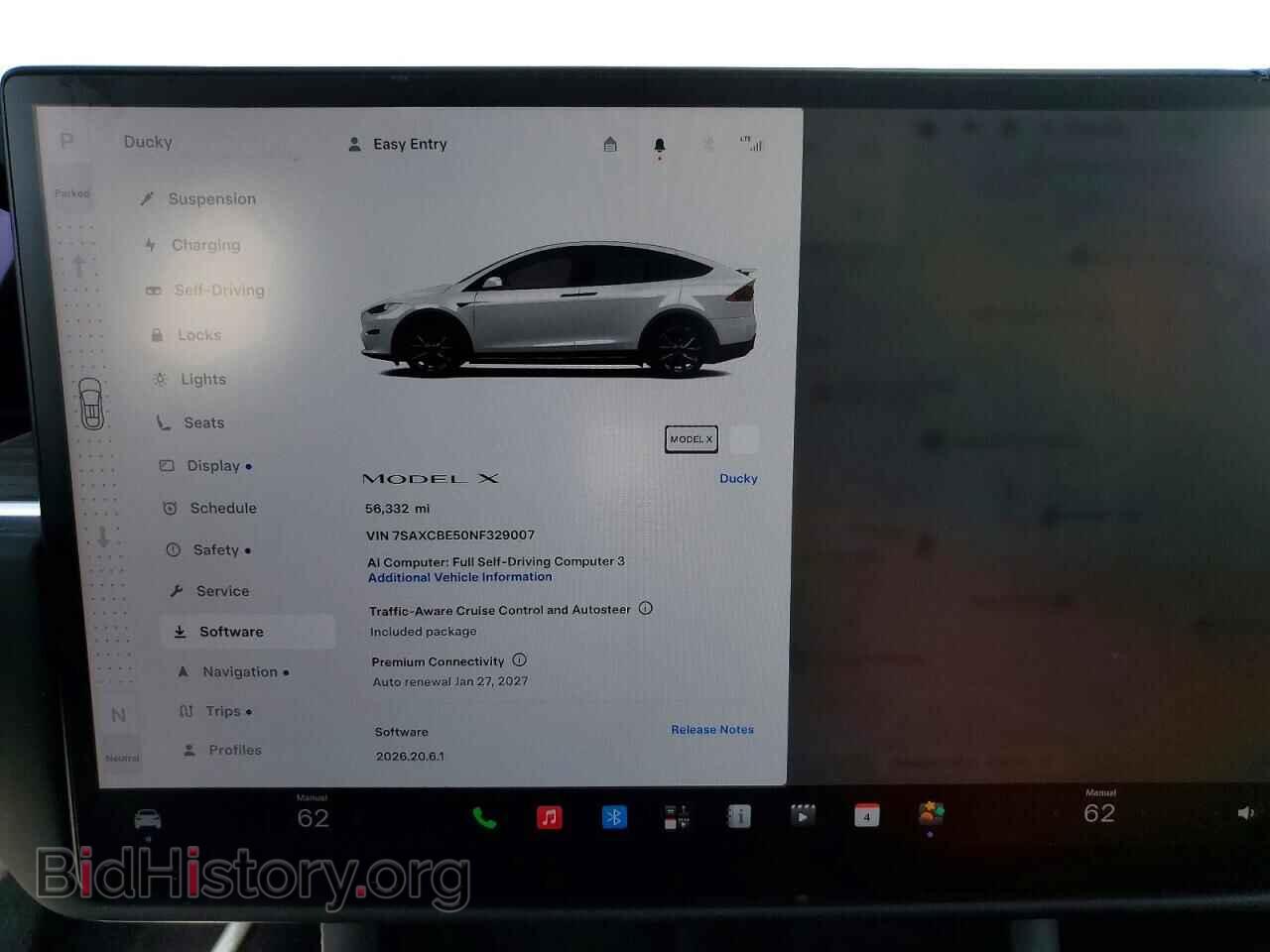 2022 TESLA MODEL X - VIN: 7SAXCBE50NF329007 - Фото 9