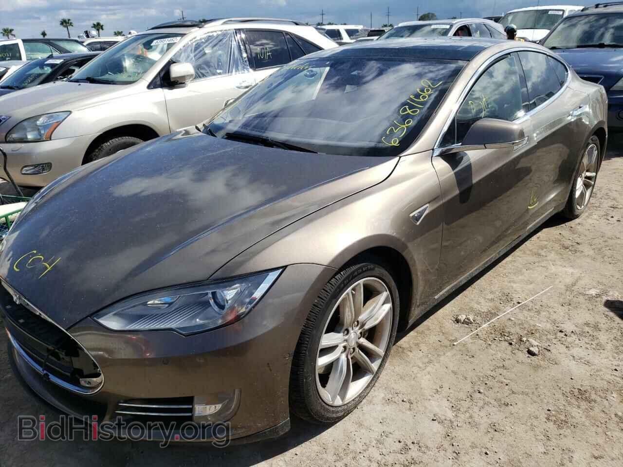 2015 TESLA MODEL S - VIN: 5YJSA1E29FF118211 - Фото 2