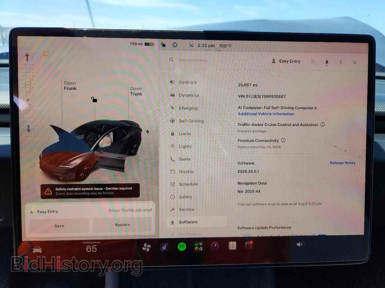 2024 TESLA MODEL 3 - VIN: 5YJ3E1ET5RF835887 - Фото 9