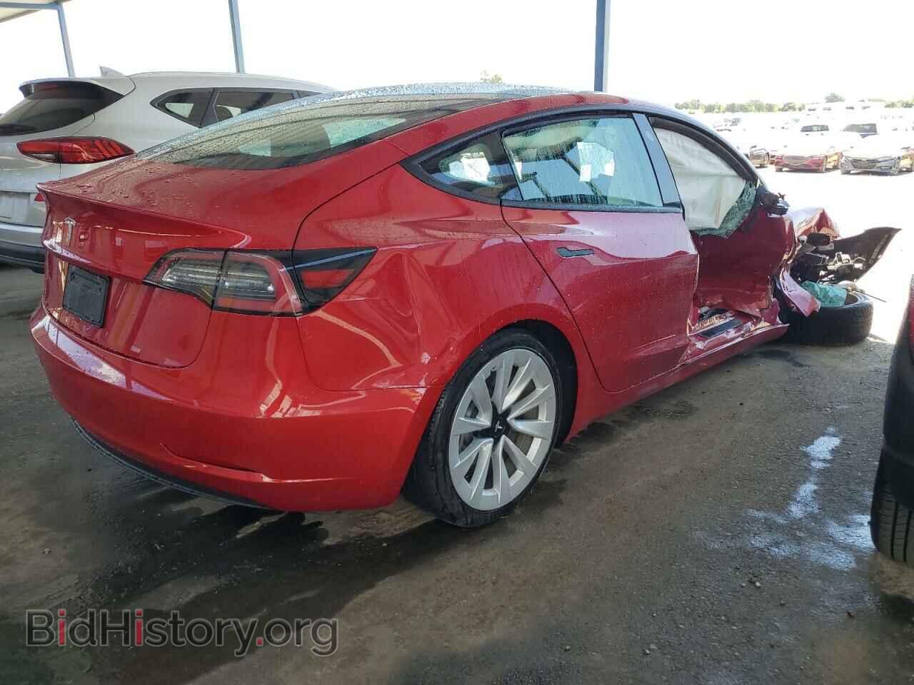 2022 TESLA MODEL 3 - VIN: 5YJ3E1EA8NF143891 - Фото 3
