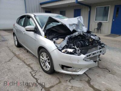2017 Ford FOCUS Focus SE, серебристый — VIN 1FADP3K24HL203597, Copart