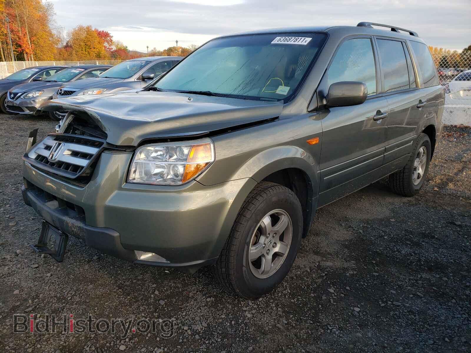 2007 HONDA PILOT - VIN: 2HKYF18417H512670 - Фото 2