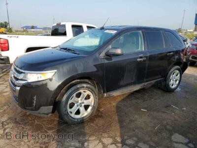 2014 Ford EDGE SE, black — VIN 2FMDK4GC3EBB54352, Copart