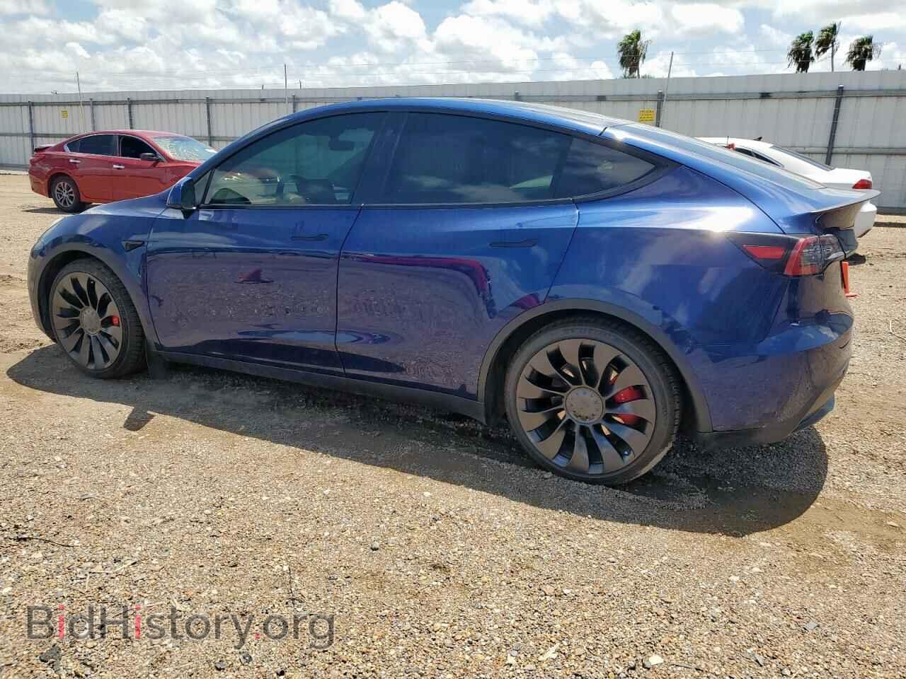 2022 TESLA MODEL Y - VIN: 7SAYGDEF7NF463669 - Фото 2