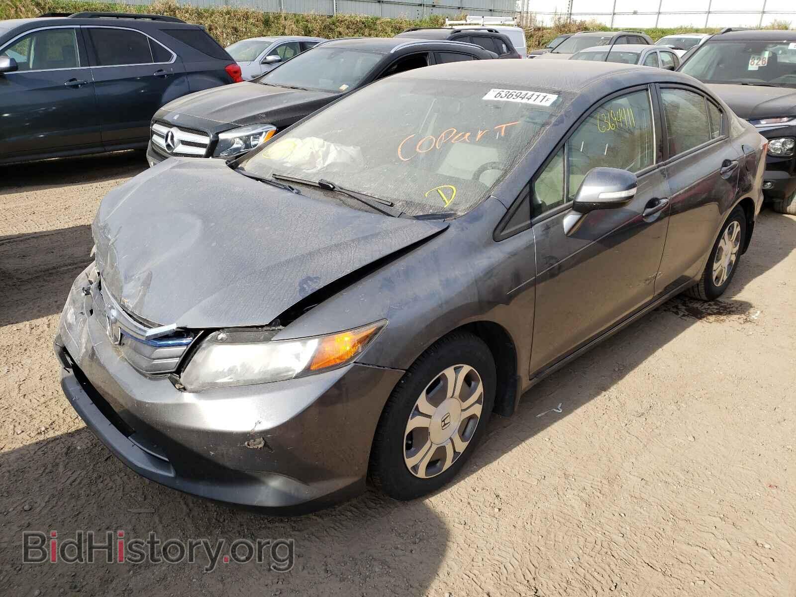 2012 HONDA CIVIC - VIN: JHMFB4F24CS004323 - Фото 2