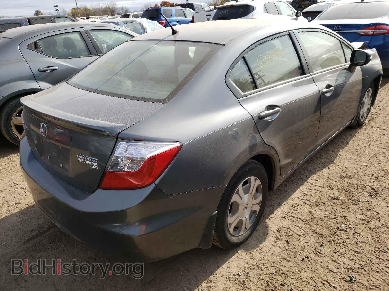 2012 HONDA CIVIC - VIN: JHMFB4F24CS004323 - Фото 4