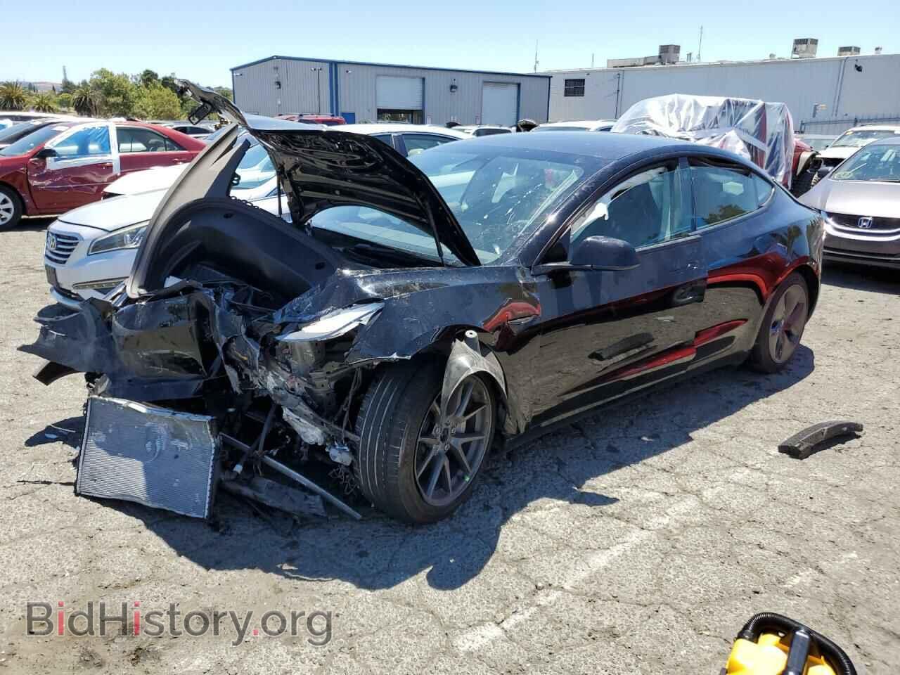 Photo 5YJ3E1EA1NF110277 - TESLA MODEL 3 2022