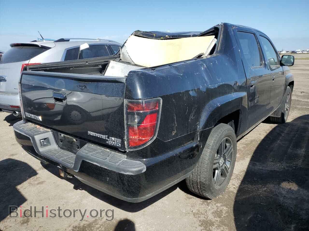 2014 HONDA RIDGELINE - VIN: 5FPYK1F7XEB004466 - Фото 4