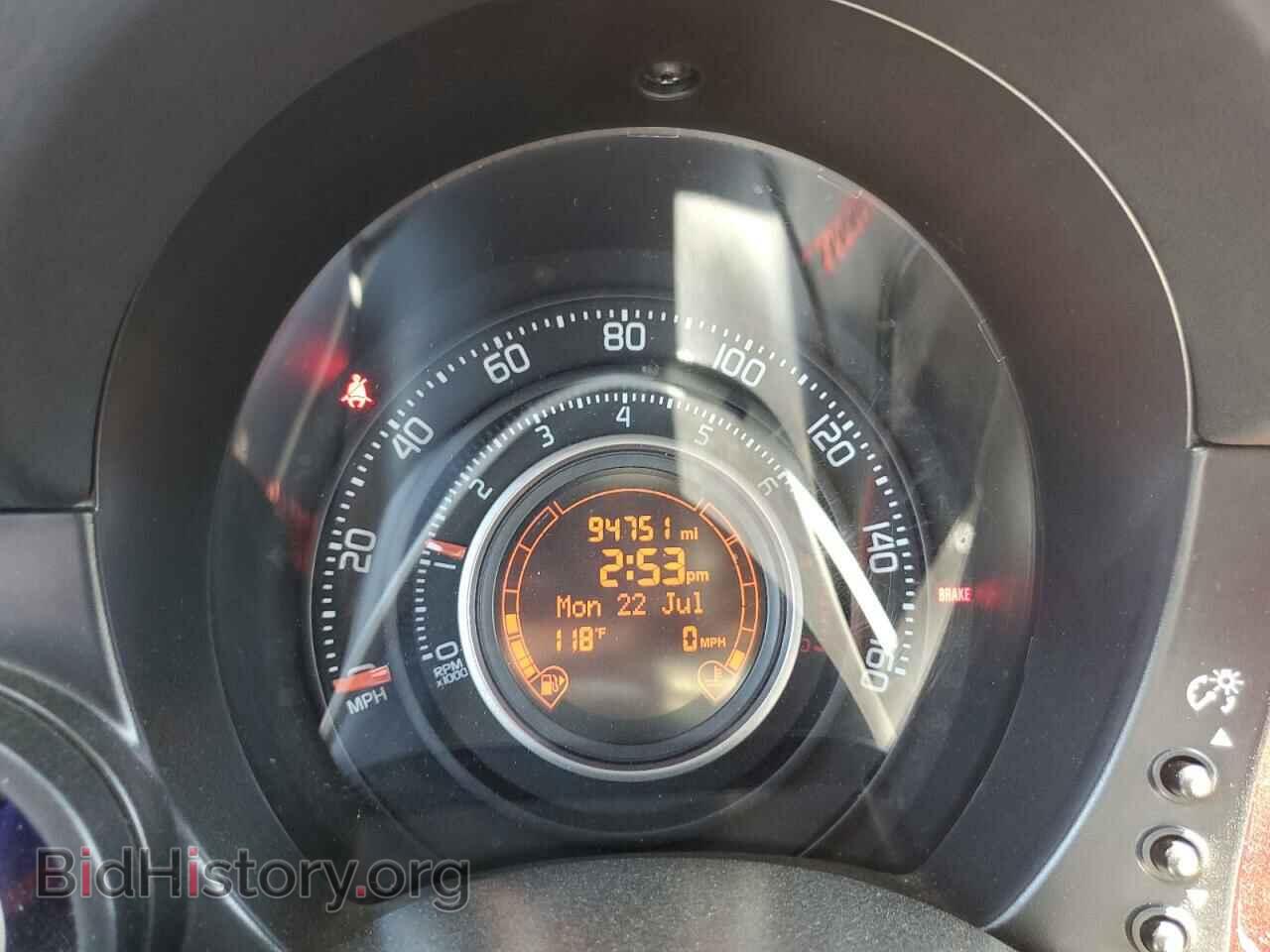 2012 FIAT 500 - VIN: 3C3CFFFH7CT382700 - Фото 9