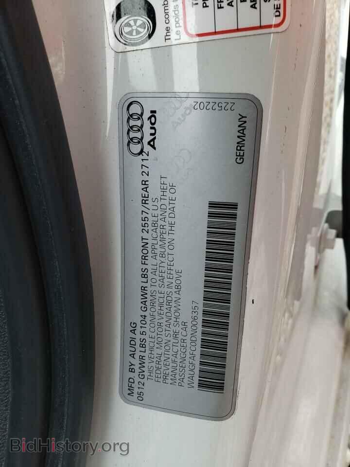 2013 AUDI A6 - VIN: WAUGFAFC0DN006357 - Фото 10