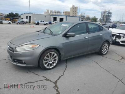 2013 Dodge DART Limited, gray — VIN 1C3CDFCH0DD199186, Copart