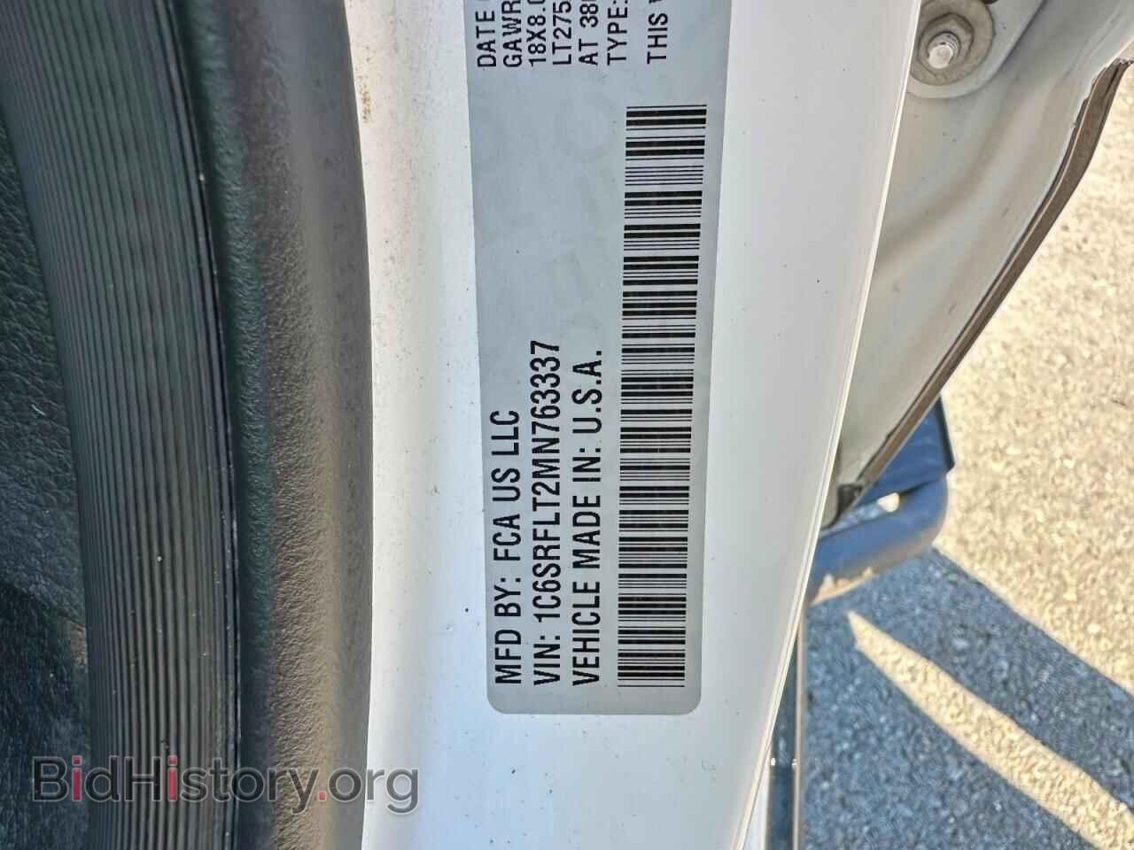 2021 RAM 1500 - VIN: 1C6SRFLT2MN763337 - Photo 10