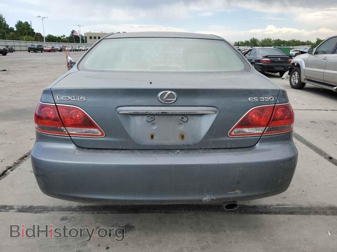2005 LEXUS ES330 - VIN: JTHBA30G055077450 - Фото 6