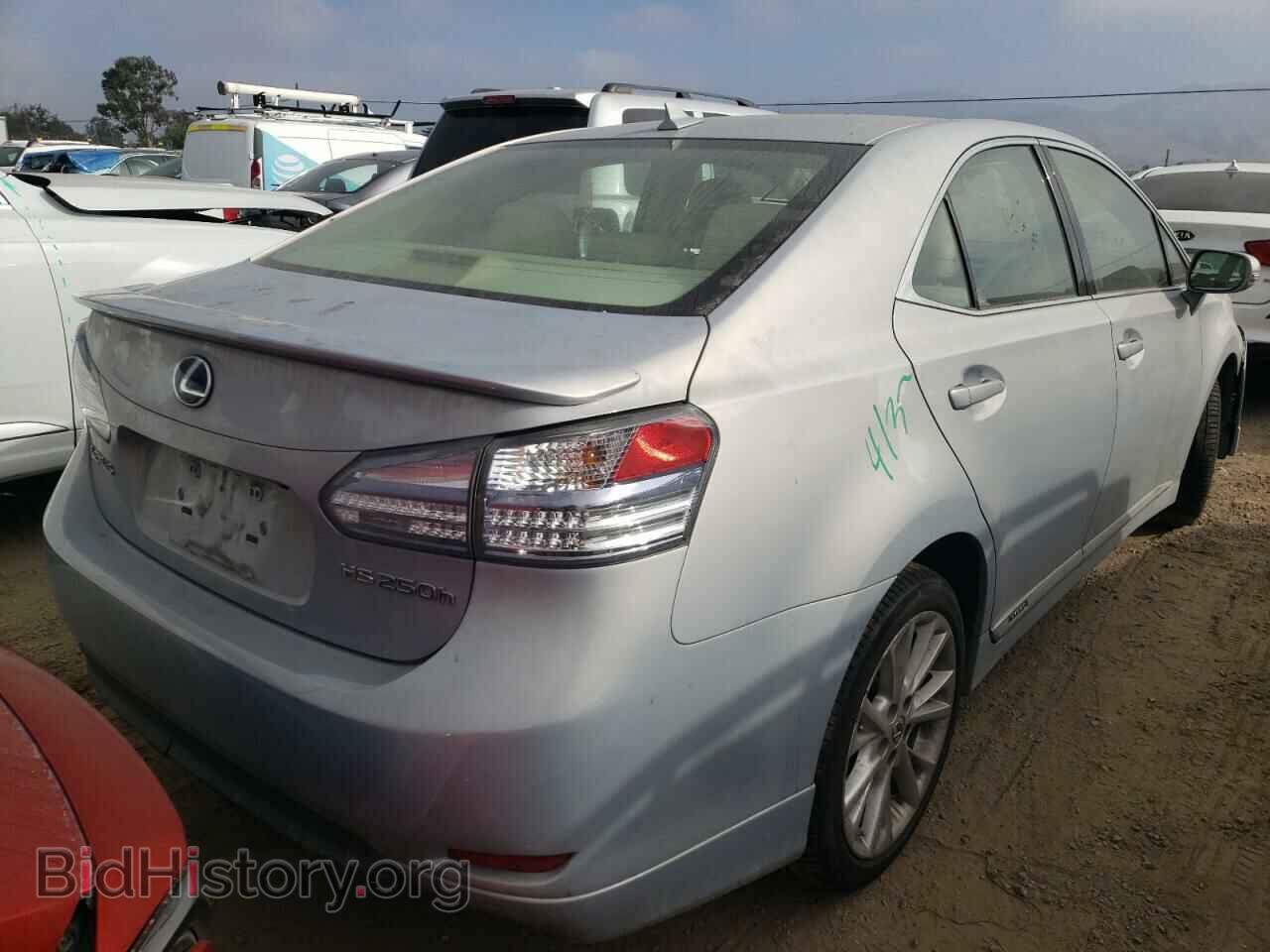 2010 LEXUS HS - VIN: JTHBB1BA7A2019342 - Фото 4