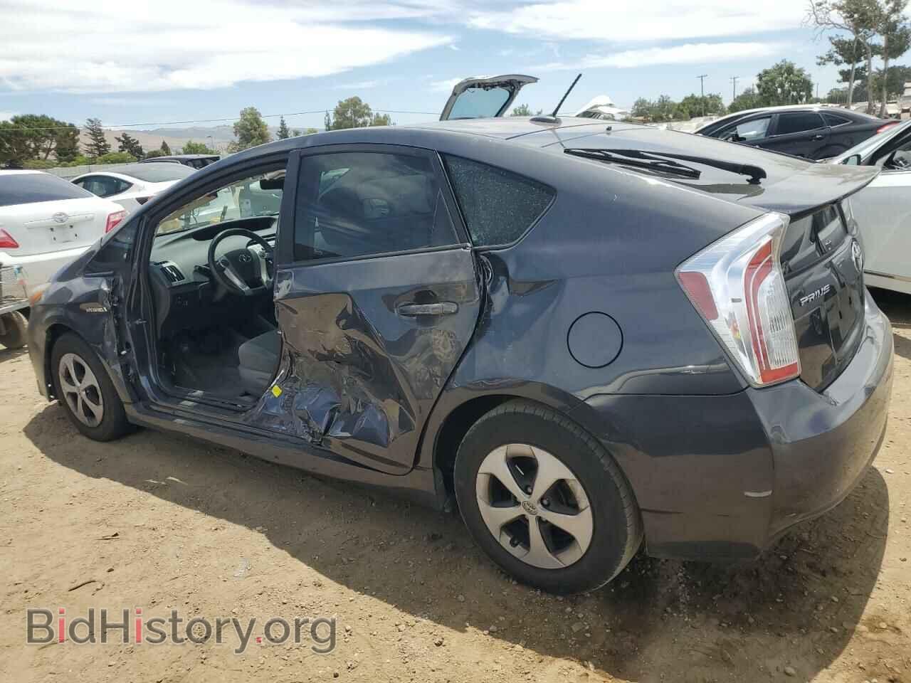 2014 TOYOTA PRIUS - VIN: JTDKN3DU4E0384333 - Фото 2