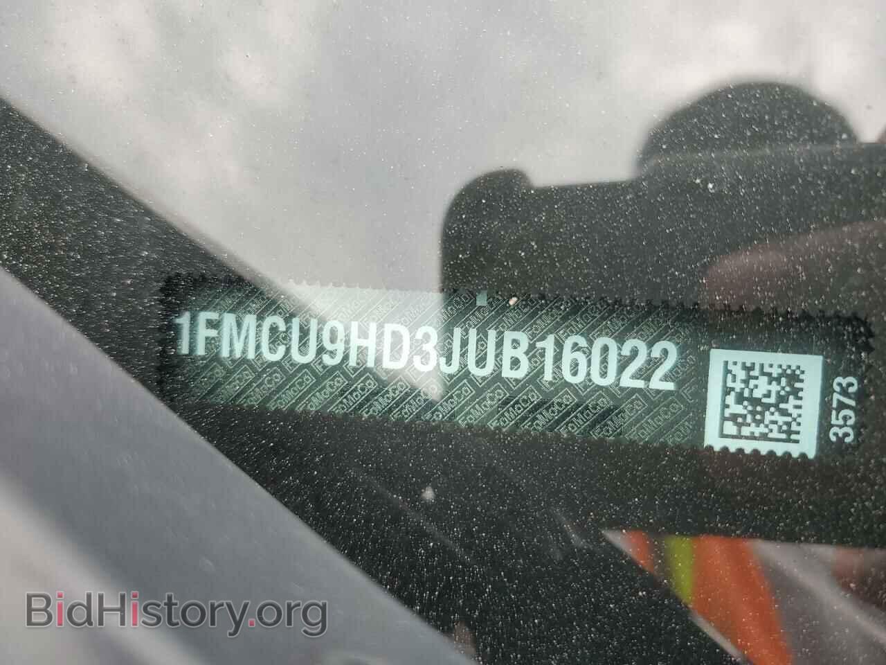 2018 FORD ESCAPE - VIN: 1FMCU9HD3JUB16022 - Фото 13