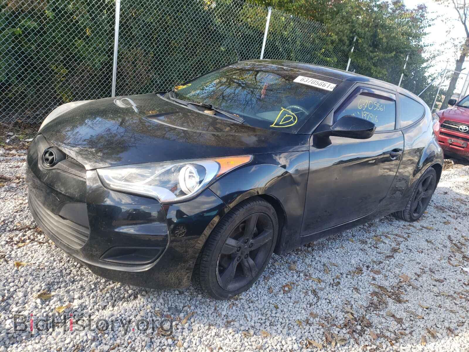 2012 HYUNDAI VELOSTER - VIN: KMHTC6AD2CU045667 - Фото 2