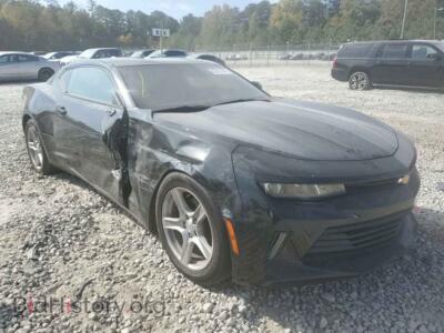 2017 Chevrolet CAMARO Camaro LT, black — VIN 1G1FB1RX9H0154057, Copart