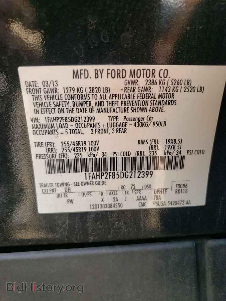2013 FORD TAURUS - VIN: 1FAHP2F85DG212399 - Photo 12