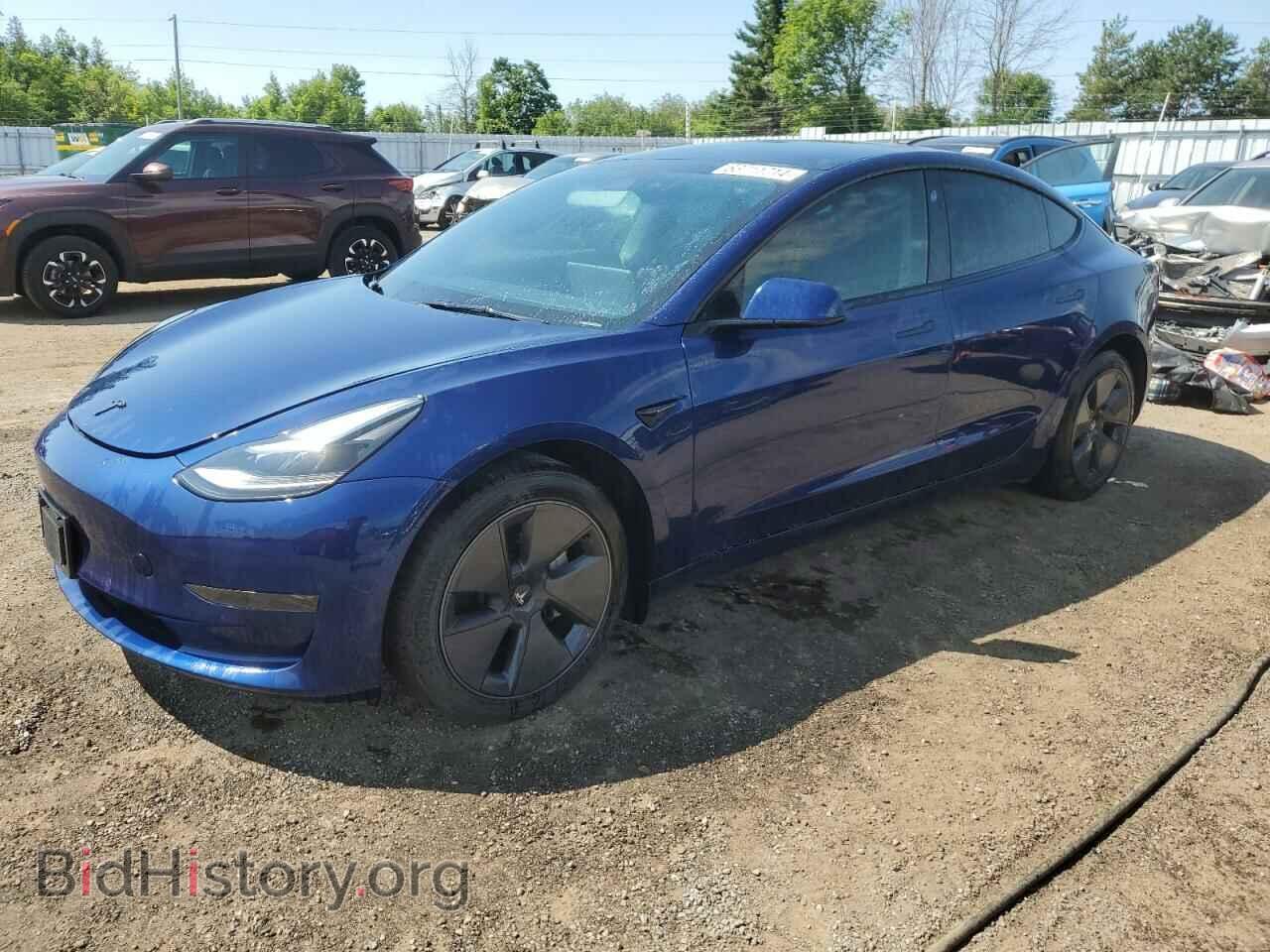 Фотография 5YJ3E1EA7NF376161 - TESLA MODEL 3 2022