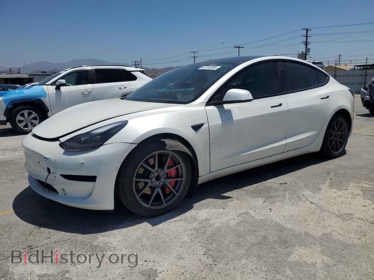 Photo 5YJ3E1EA8MF087806 - TESLA MODEL 3 2021