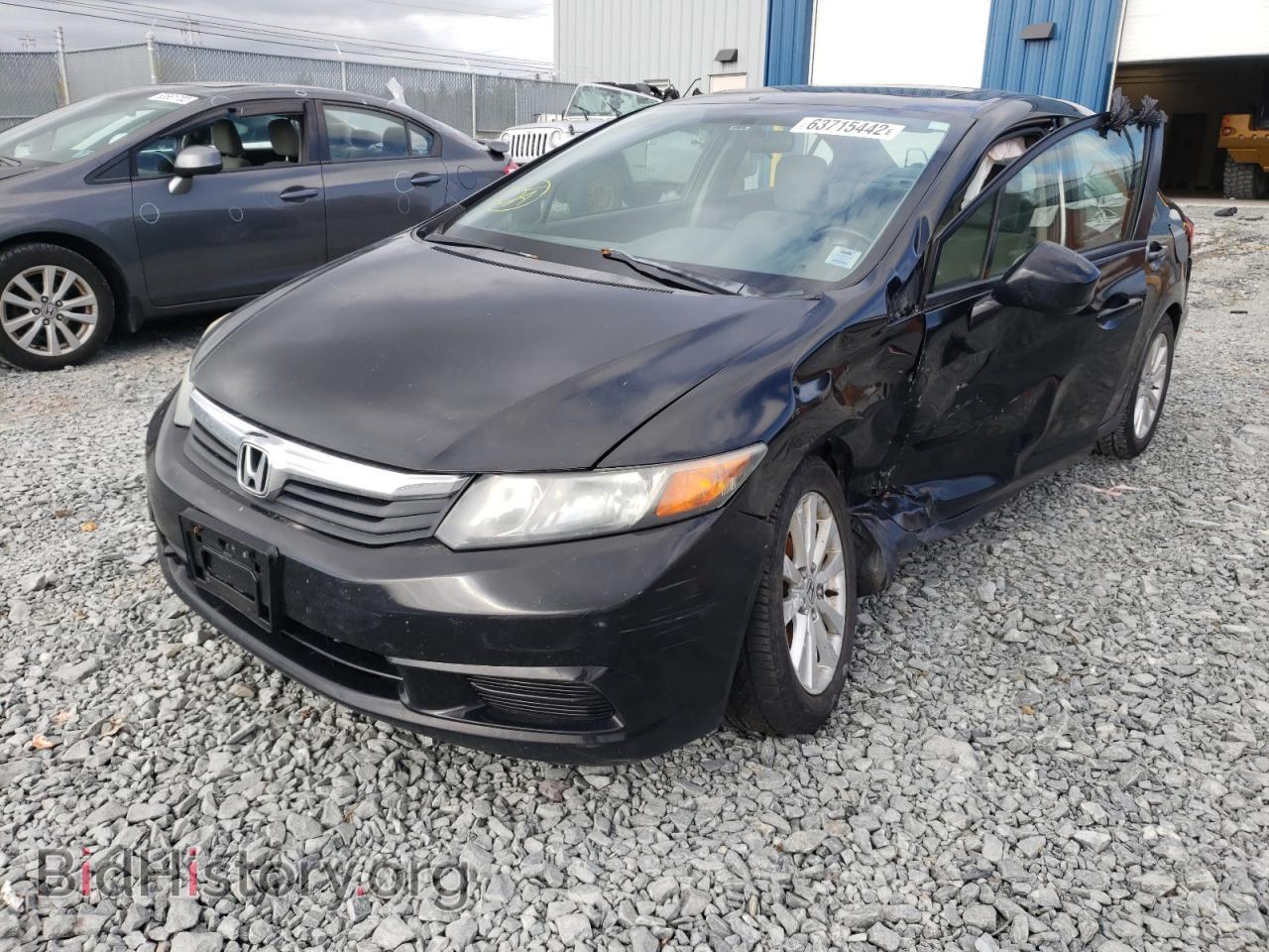 2012 HONDA CIVIC - VIN: 2HGFB2F55CH017915 - Фото 2