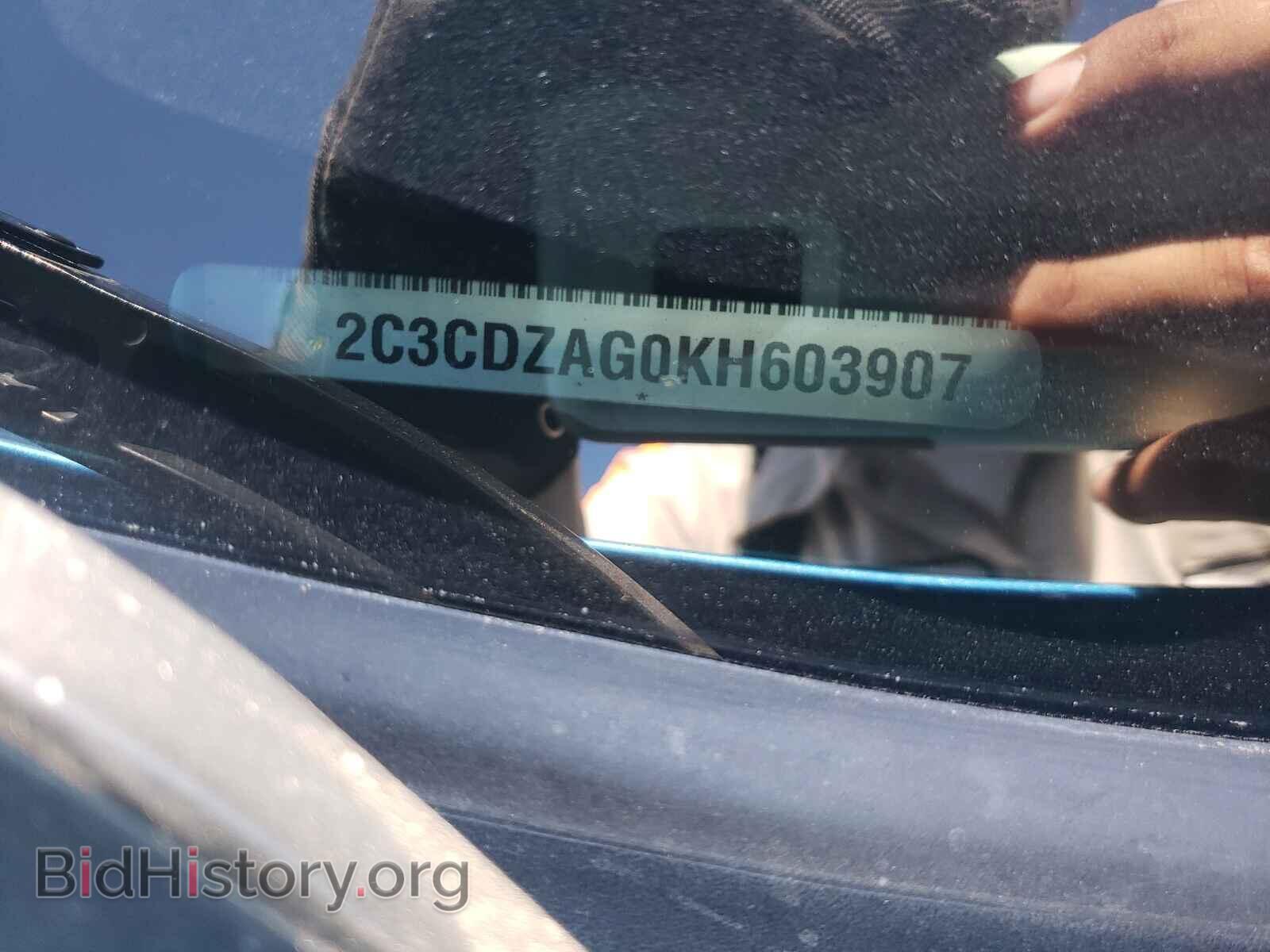 2019 DODGE CHALLENGER - VIN: 2C3CDZAG0KH603907 - Фото 10
