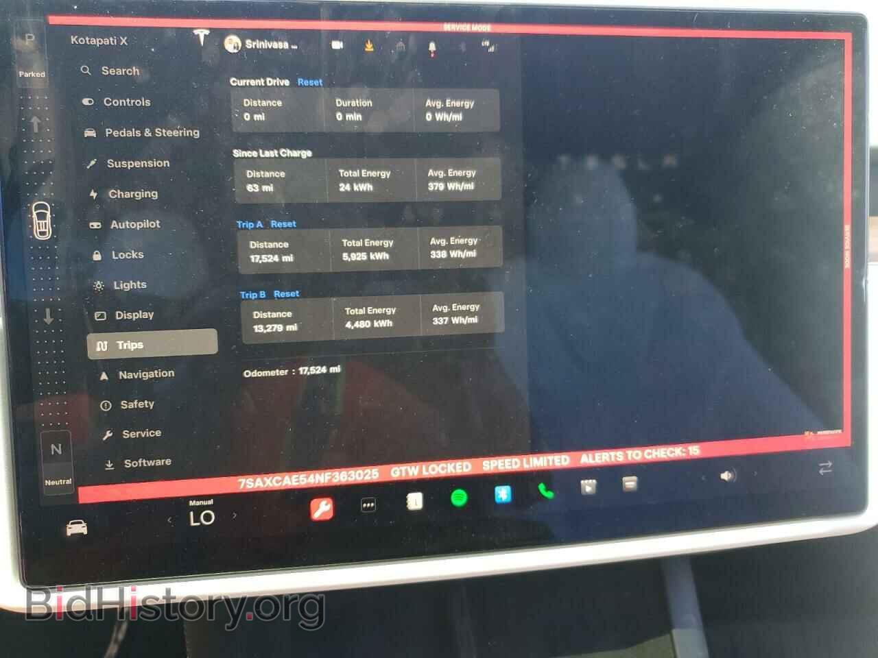 2022 TESLA MODEL X - VIN: 7SAXCAE54NF363025 - Фото 9