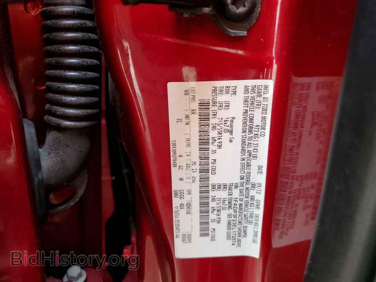 2014 FORD FOCUS - VIN: 1FADP3F23EL172574 - Photo 10