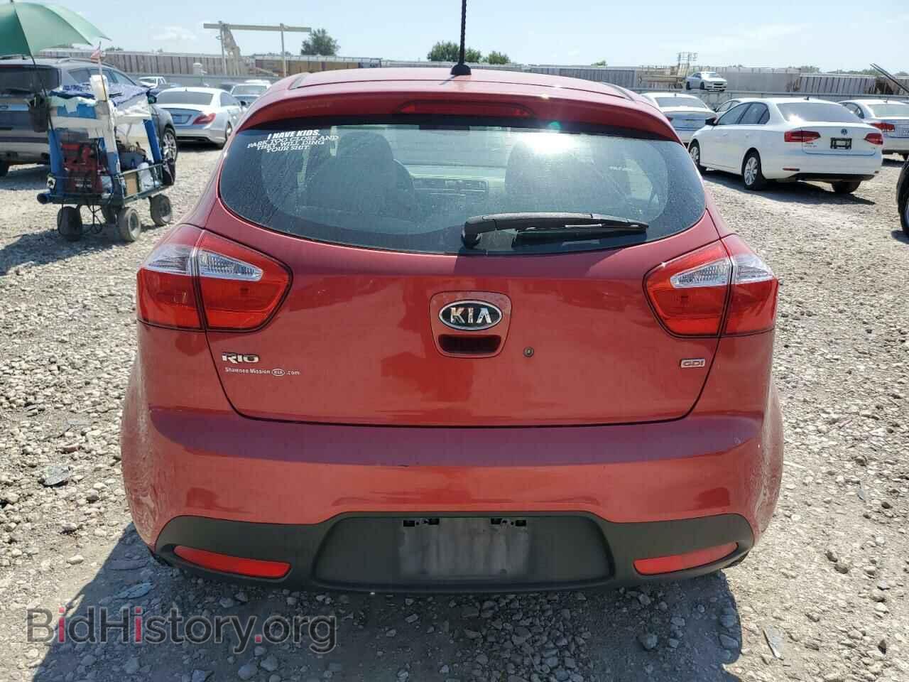 2012 KIA RIO - VIN: KNADM5A35C6027432 - Фото 6