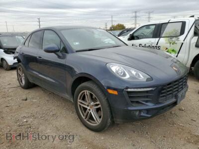 2017 Porsche MACAN, синий — VIN WP1AA2A5XHLB06021, Copart