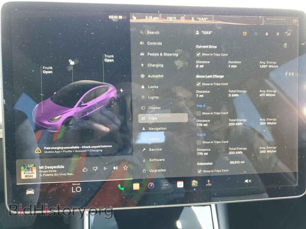 2020 TESLA MODEL 3 - VIN: 5YJ3E1EAXLF704606 - Фото 9