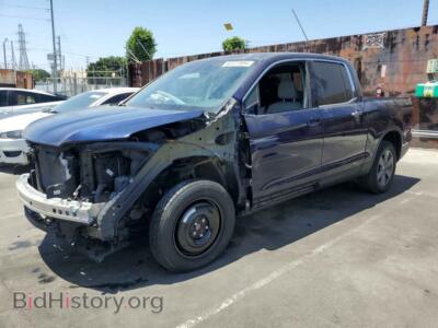 2020 Honda RIDGELINE RTL, синий — VIN 5FPYK3F77LB013568, Copart