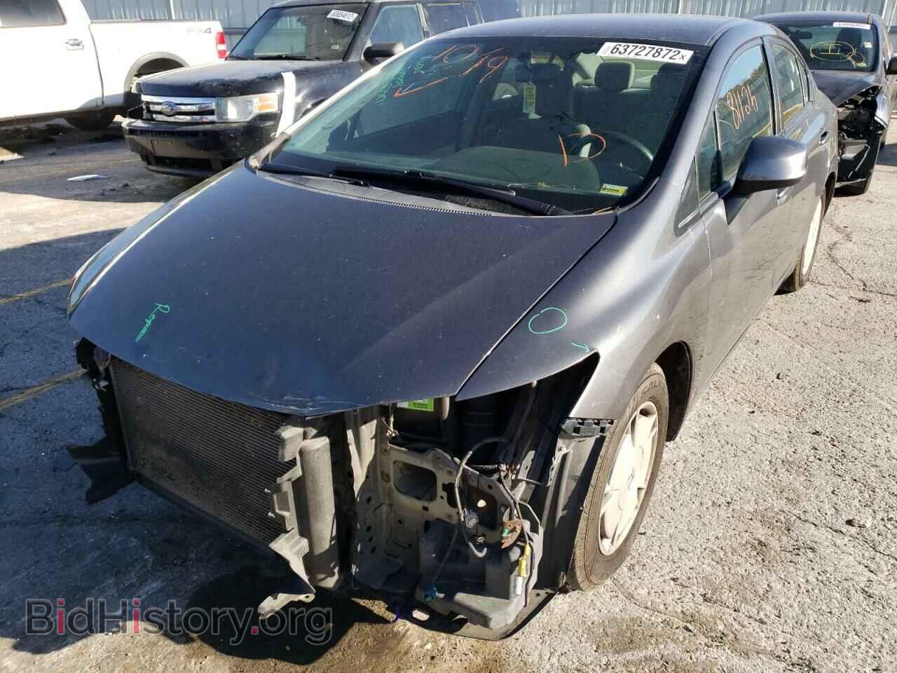 2012 HONDA CIVIC - VIN: 2HGFB2F65CH553983 - Фото 2