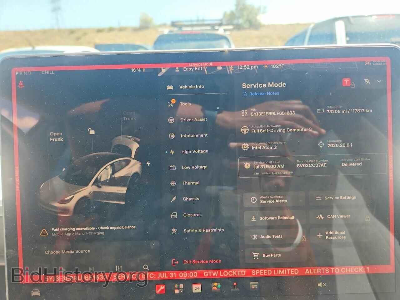 2020 TESLA MODEL 3 - VIN: 5YJ3E1EB9LF651633 - Фото 9