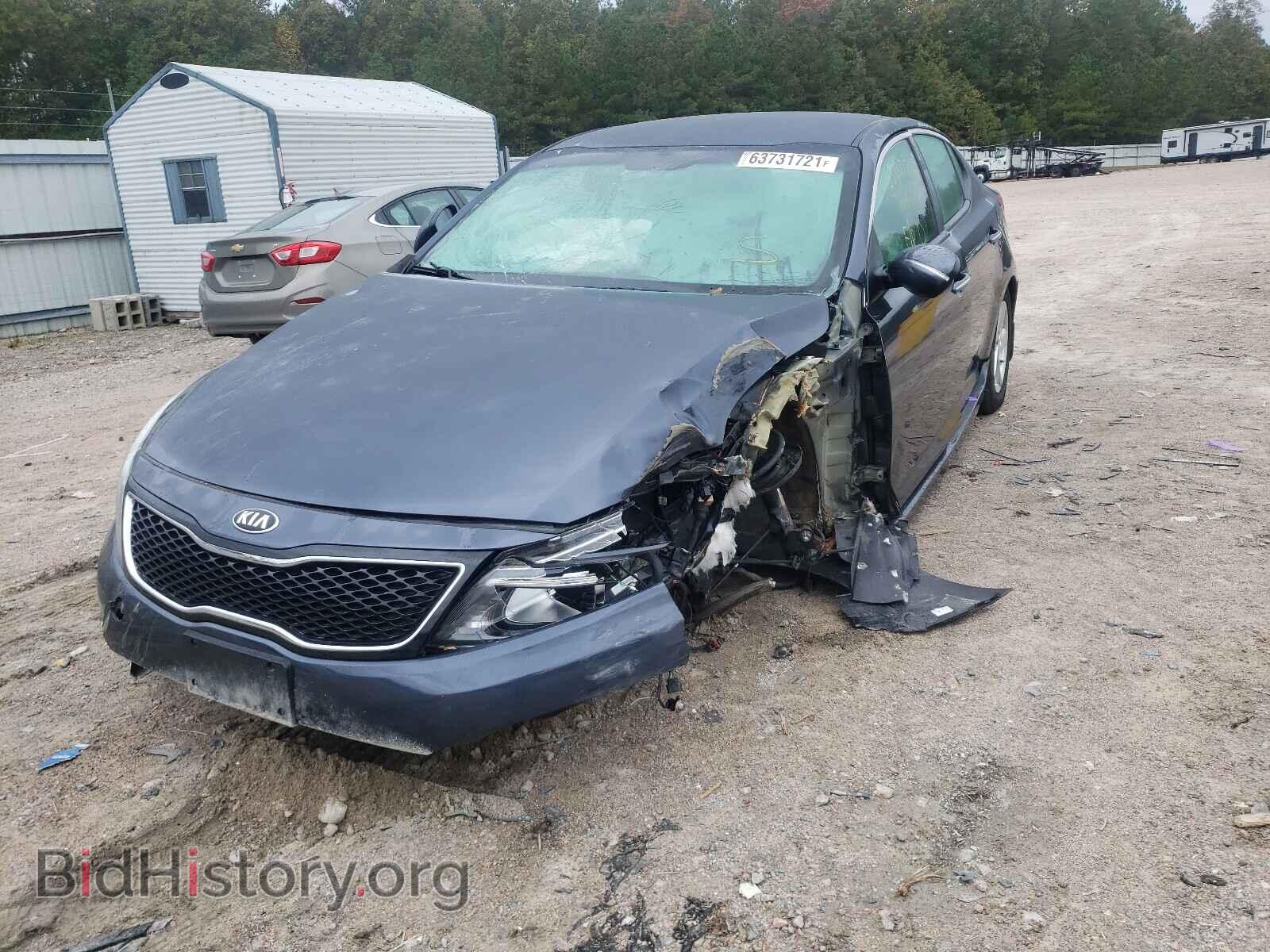 2015 KIA OPTIMA - VIN: KNAGM4A76F5606353 - Фото 2