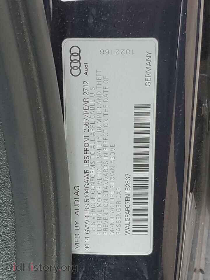 2014 AUDI A6 - VIN: WAUGFAFC7EN152837 - Фото 12