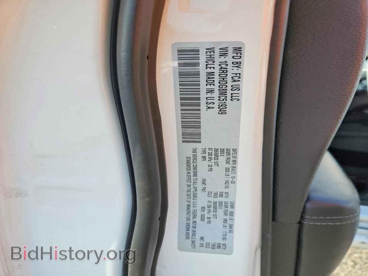 2021 DODGE DURANGO - VIN: 1C4RDHDG8MC519349 - Photo 13
