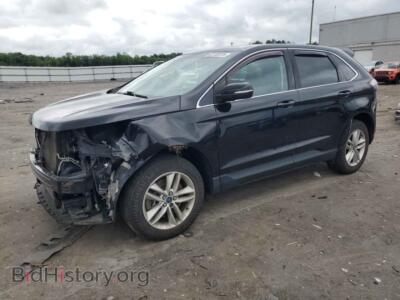 2018 Ford EDGE SEL, черный — VIN 2FMPK4J91JBB30099, Copart