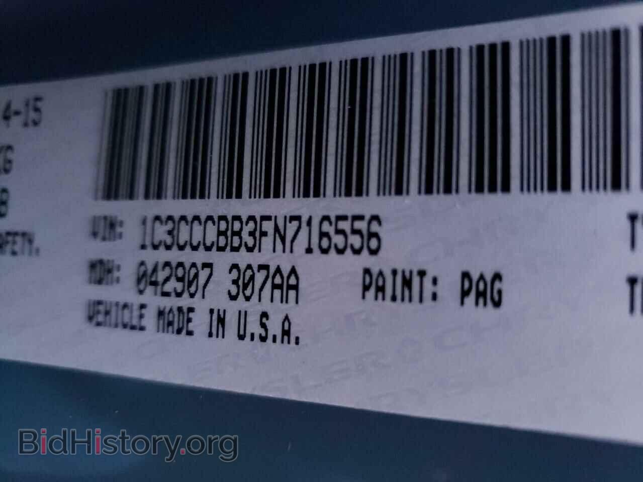 2015 CHRYSLER 200 - VIN: 1C3CCCBB3FN716556 - Photo 10