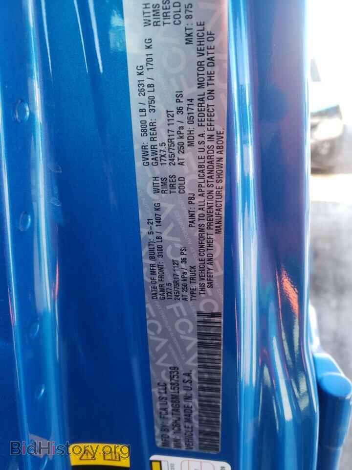 2021 JEEP GLADIATOR - VIN: 1C6HJTAG8ML587539 - Фото 10
