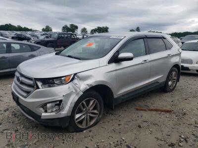 2018 Ford EDGE SEL, silver — VIN 2FMPK4J80JBB34667, Copart