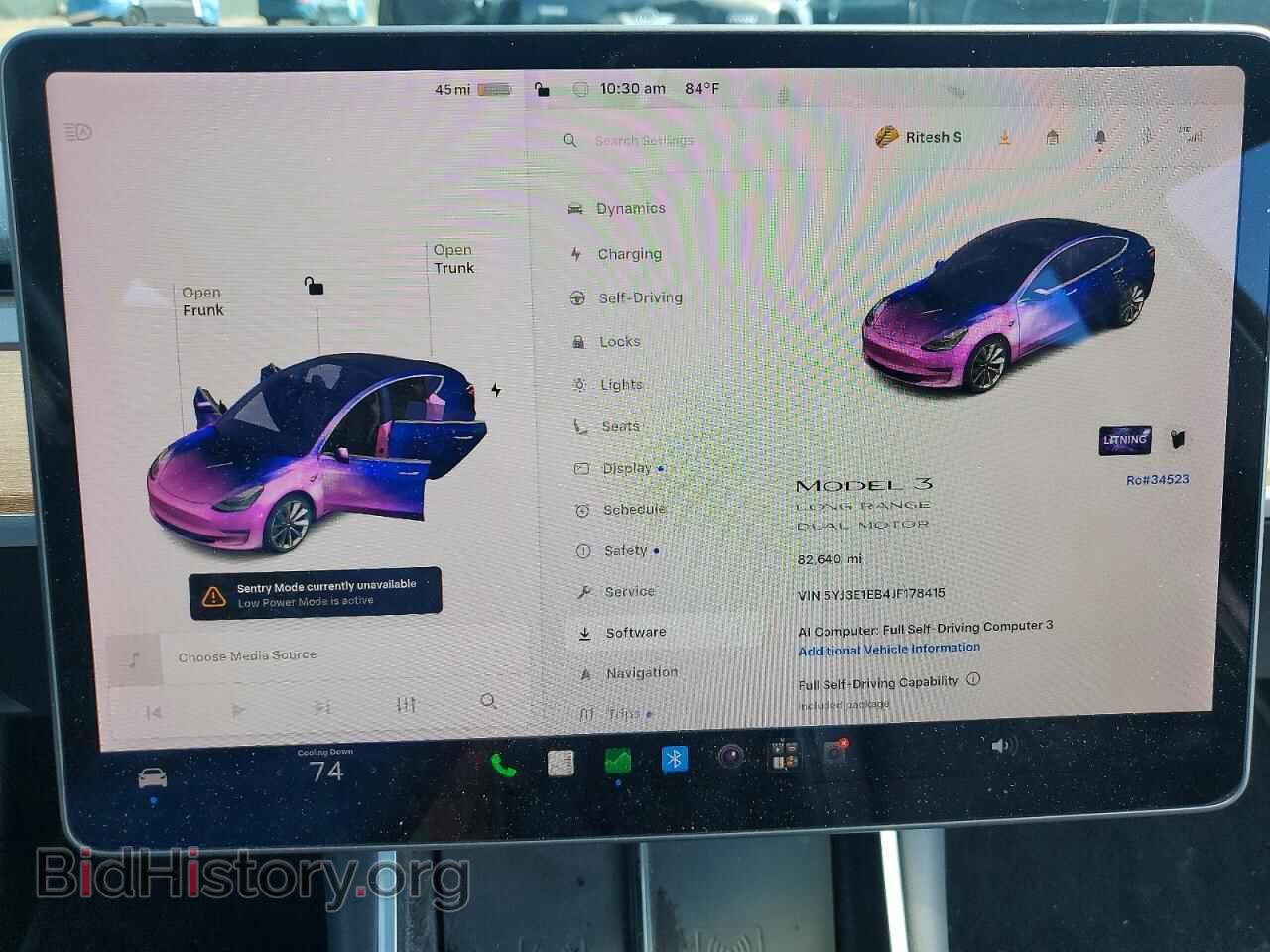 2018 TESLA MODEL 3 - VIN: 5YJ3E1EB4JF178415 - Фото 9