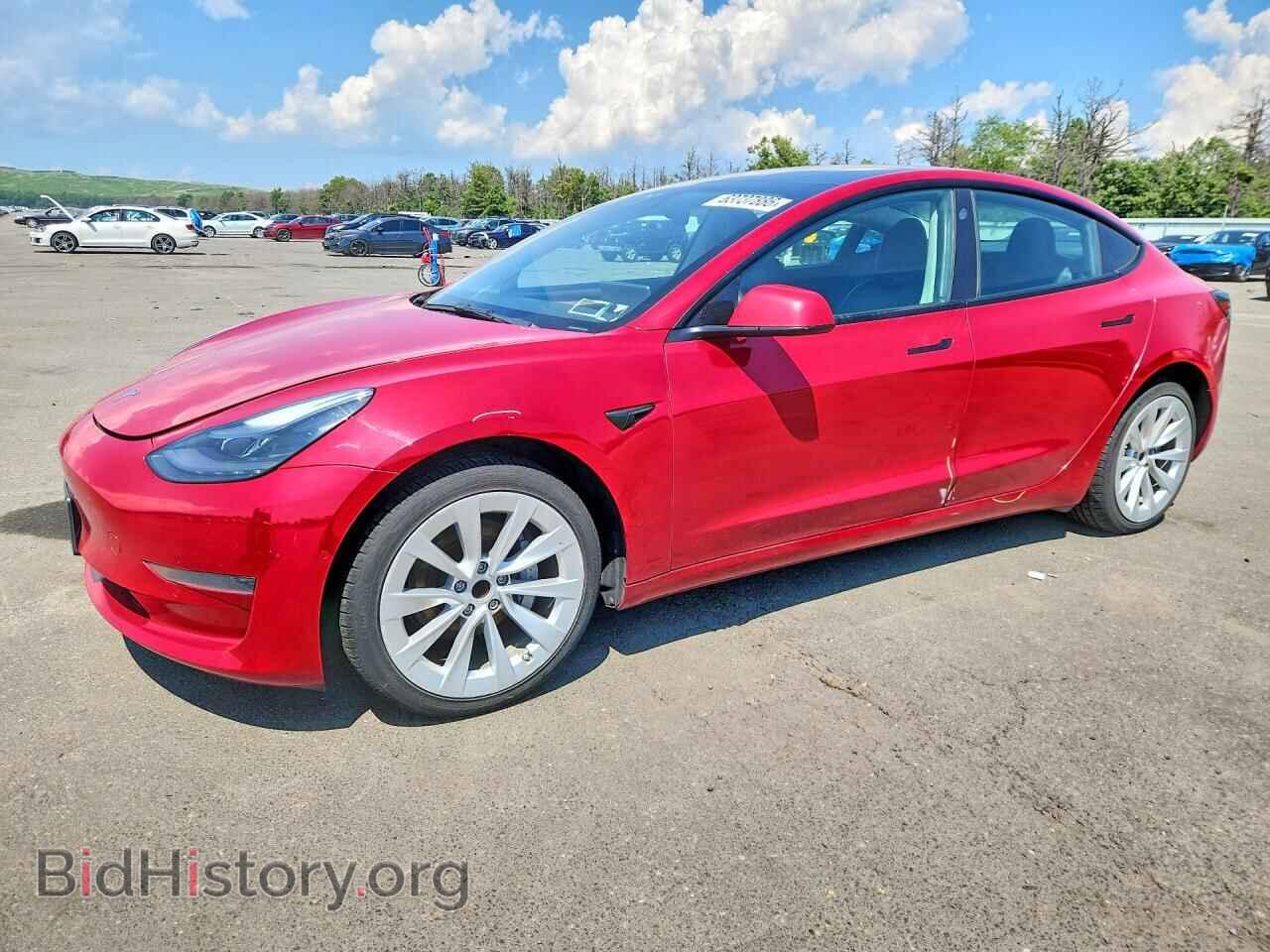 Photo 5YJ3E1EA4NF185846 - TESLA MODEL 3 2022