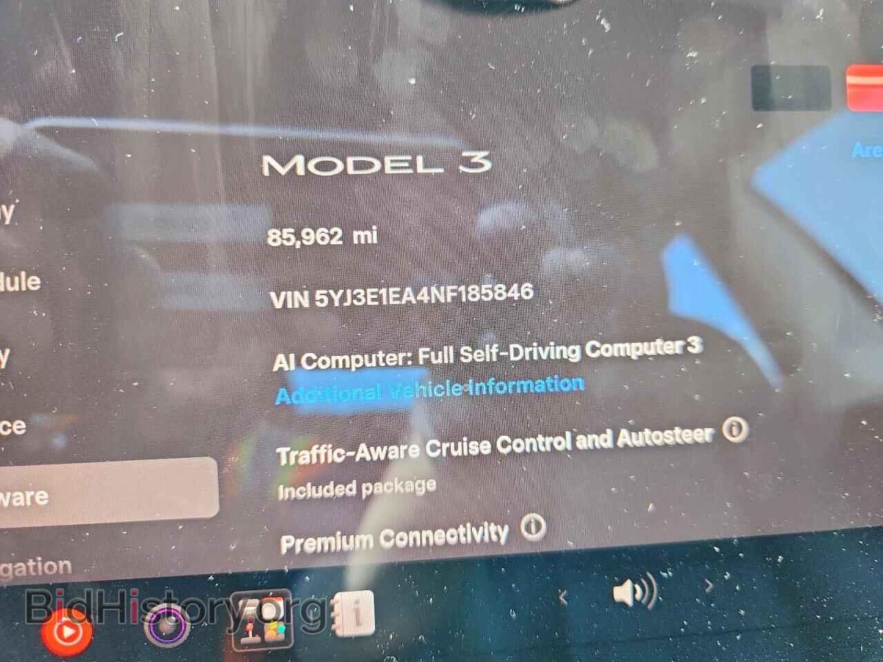 2022 TESLA MODEL 3 - VIN: 5YJ3E1EA4NF185846 - Photo 9